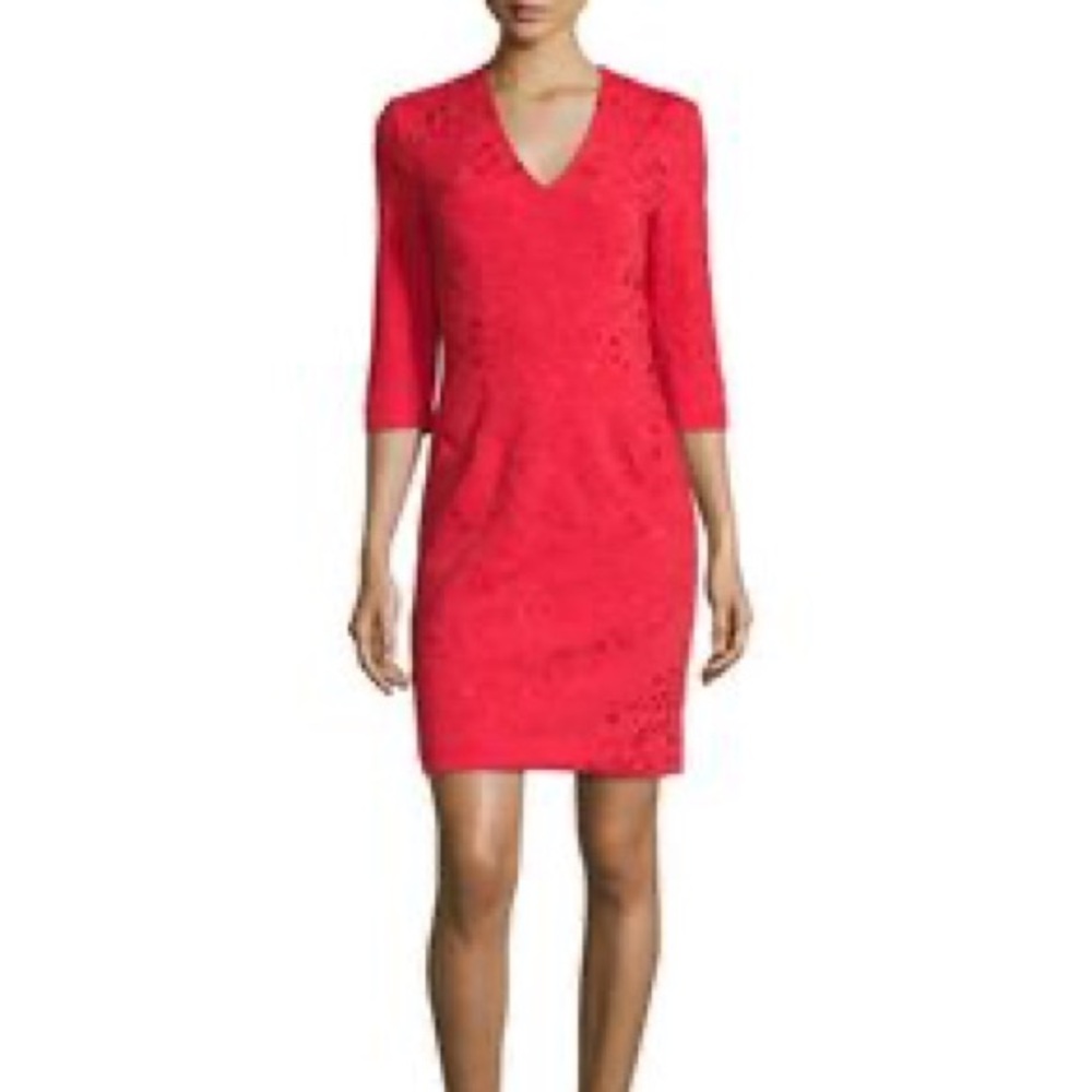 PH5 Vibrant Red Long Sleeve Dress